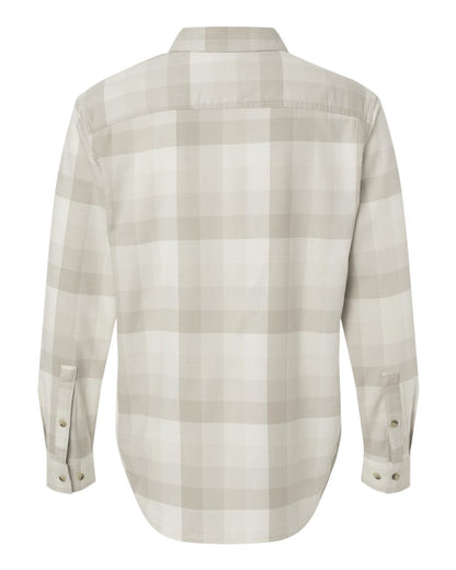 Columbia Men's Cornell Woods™ Flannel Shirt 161795 #color_Dark Stone Multi Buffalo Check