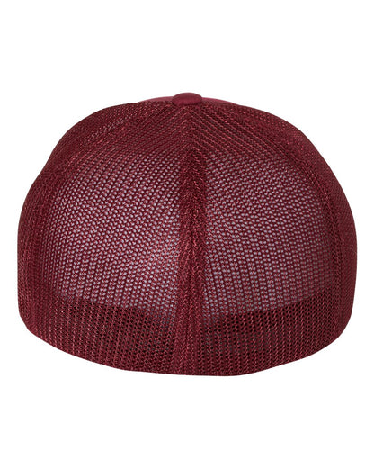 Flexfit Trucker Cap 6511 #color_Cranberry