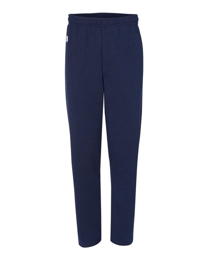 Russell Athletic Unisex Dri Power® Open-Bottom Pocket Sweatpants 596HBM #color_Navy