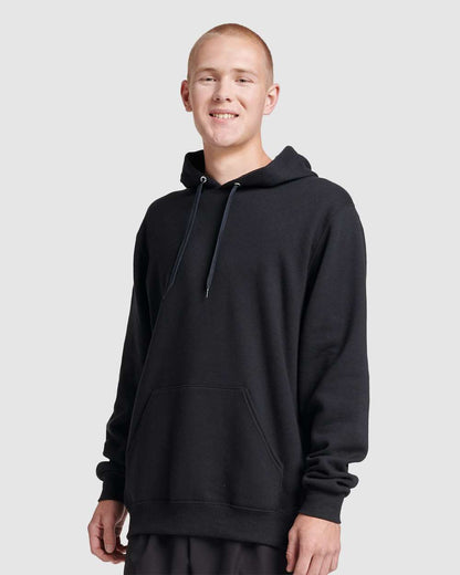 JERZEES Unisex Eco™ Premium Blend Ring-Spun Hooded Sweatshirt 700MR #colormdl_Black Ink