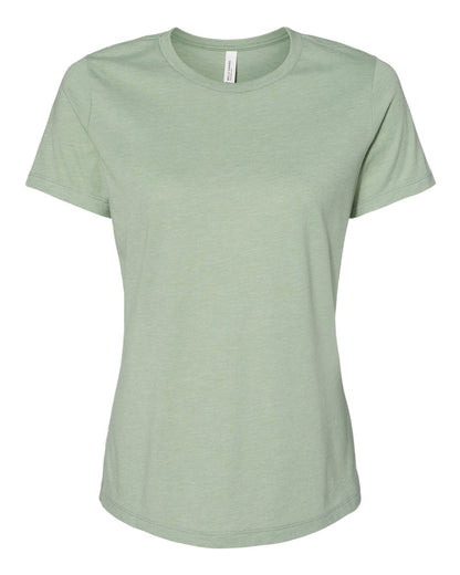 BELLA + CANVAS Women’s Relaxed Fit Heather CVC Tee 6400CVC #color_Heather Sage