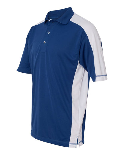 Sierra Pacific Men's Colorblocked Moisture Free Mesh Polo 0465 #color_Royal/ White