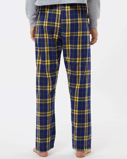 Boxercraft Women's Haley Flannel Pants BW6620 #colormdl_Navy/ Gold