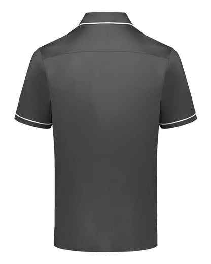 Holloway Men's CoolCore® Polo 222518 #color_Iron/ White