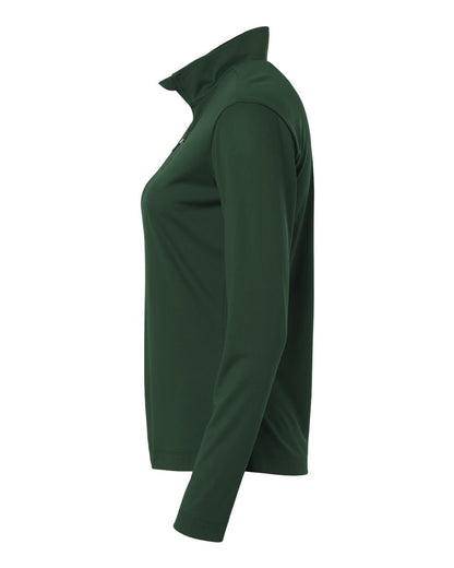 AllPro Women's Pro-Lock Performance Quarter-Zip Pullover 41870L #color_Forest Green