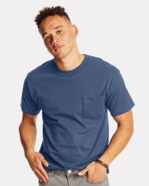 Hanes Beefy-T Pocket T-Shirt 5190