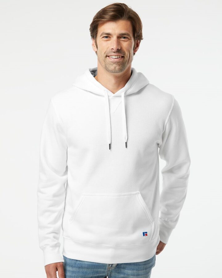 Russell Athletic Cotton Rich Fleece Hooded Sweatshirt 82ONSM